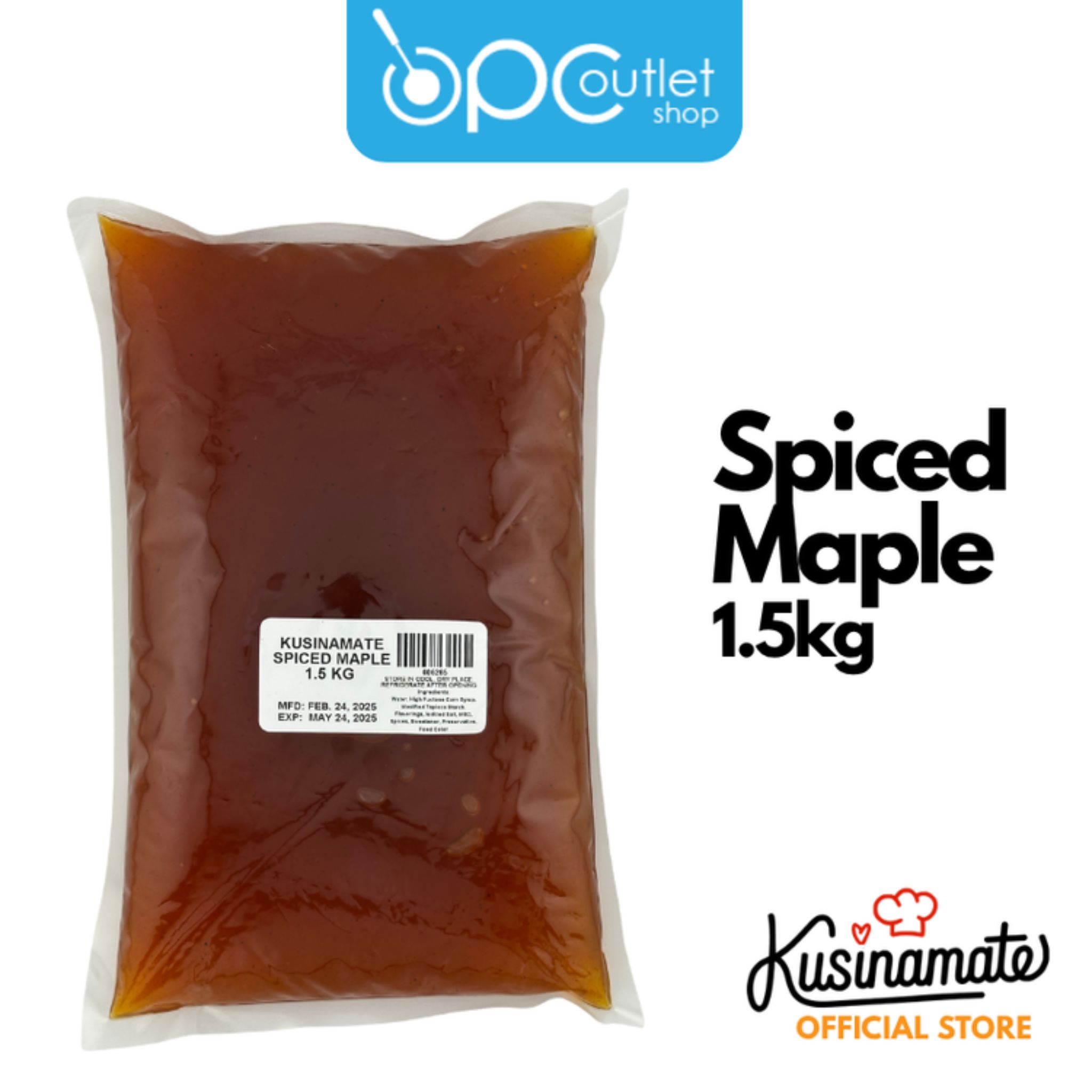 Kusinamate Spiced Maple Sauce 1.5 L